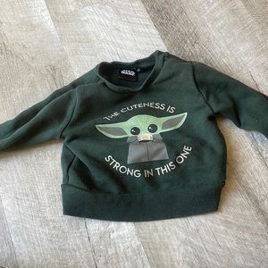 Baby yoda Star Wars sweat shirt
